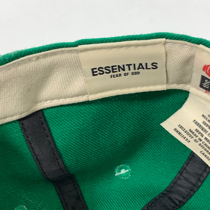 【中古品】【メンズ】 NEW ERA ニューエラ ESSENTIALS CAP エッセンシャルズ キャップ ブランド 帽子 185-250105-gm-01-fuz サイズ：58.7cm カラー：グリーン 万代Net店