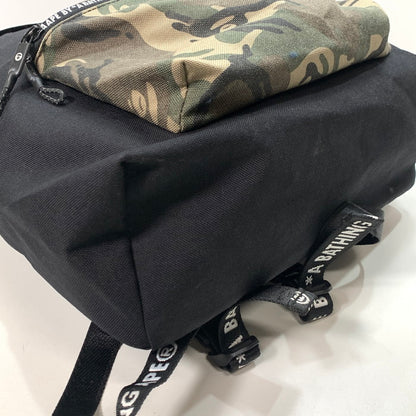 【中古品】【メンズ】 A BATHING APE アベイシングエイプ バックパック リュックサック ブランド バッグ カバン 188-250111-gm-01-fuz カラー：ブラック 万代Net店