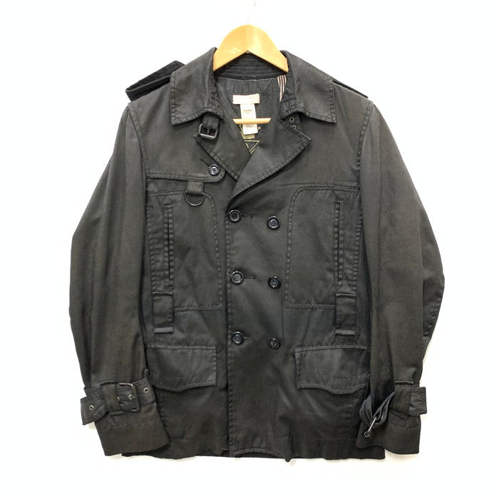 【中古品】【メンズ】 DIESEL ディーゼル コート ジャケット アウター ブランド 古着 141-250209-gm-32-fuz サイズ：S カラー：ブラック 万代Net店