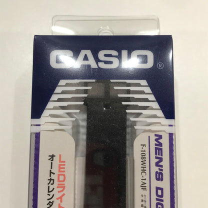 【中古品】【メンズ】 CASIO カシオ 3224 時計 腕時計 BLACK 箱付属 198-261014-io-10-fuzh カラー：ブラック 万代Net店