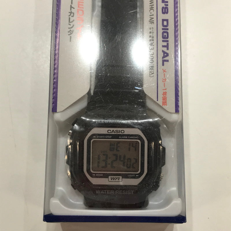 【中古品】【メンズ】 CASIO カシオ 3224 時計 腕時計 BLACK 箱付属 198-261014-io-10-fuzh カラー：ブラック 万代Net店