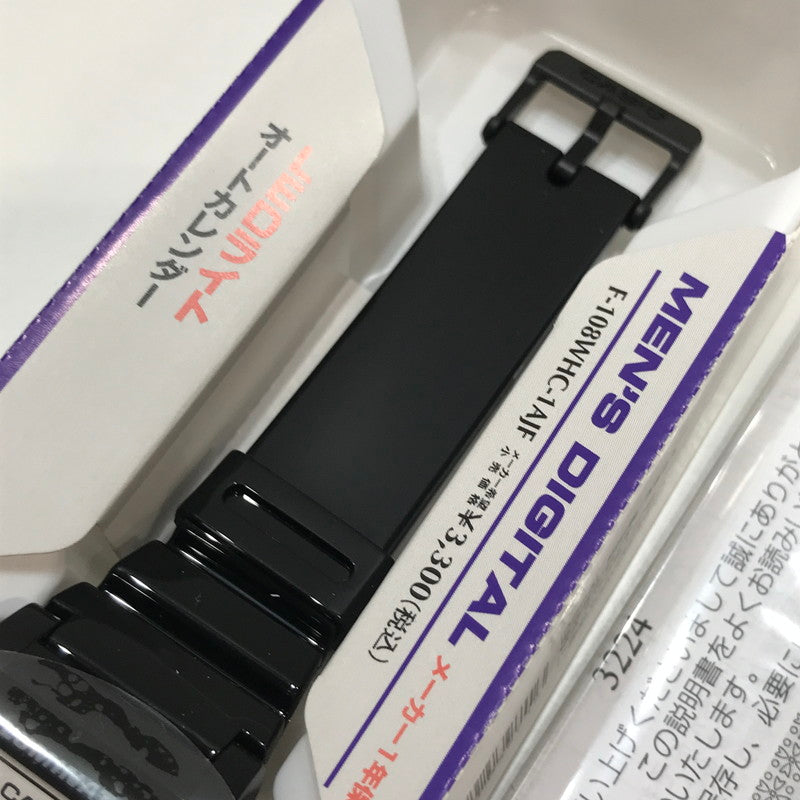 【中古品】【メンズ】 CASIO カシオ 3224 時計 腕時計 BLACK 箱付属 198-261014-io-10-fuzh カラー：ブラック 万代Net店