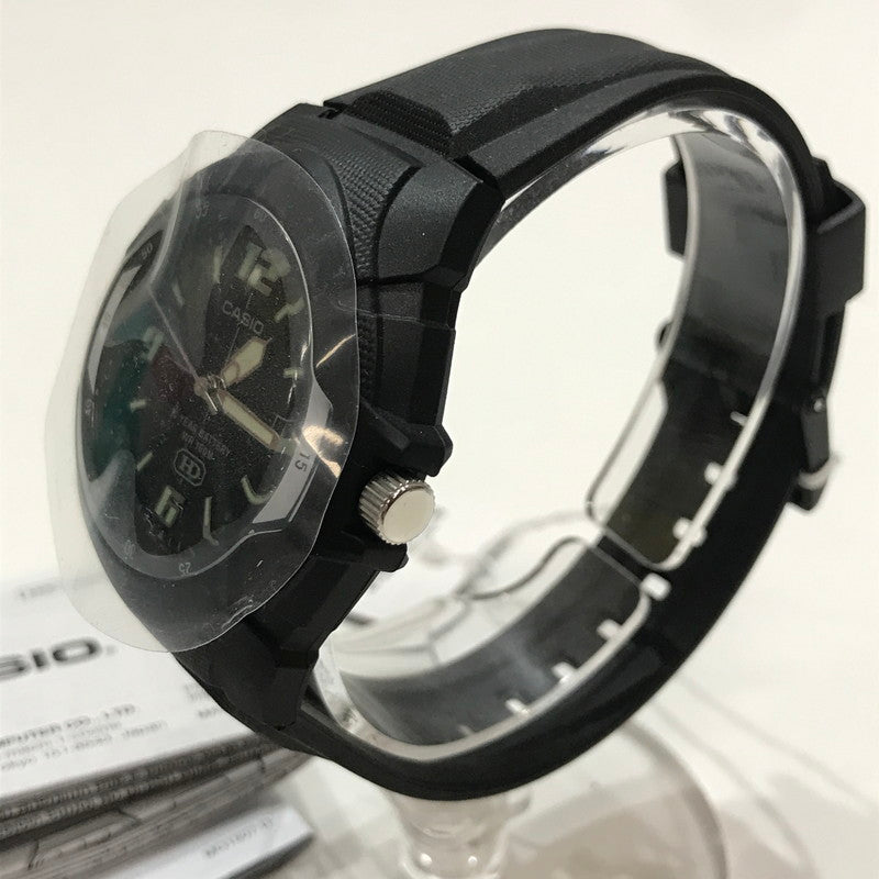 【中古品】【メンズ】 CASIO カシオ MW-600F 時計 腕時計 BLACK 取り扱い説明書付属 198-261014-io-09-fuzh カラー：ブラック 万代Net店