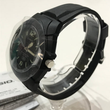 【中古品】【メンズ】 CASIO カシオ MW-600F 時計 腕時計 BLACK 取り扱い説明書付属 198-261014-io-09-fuzh カラー：ブラック 万代Net店