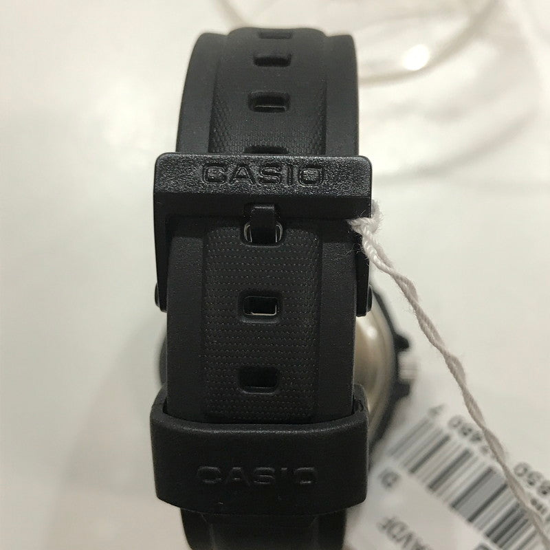 【中古品】【メンズ】 CASIO カシオ MW-600F 時計 腕時計 BLACK 取り扱い説明書付属 198-261014-io-09-fuzh カラー：ブラック 万代Net店