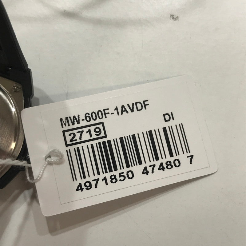 【中古品】【メンズ】 CASIO カシオ MW-600F 時計 腕時計 BLACK 取り扱い説明書付属 198-261014-io-09-fuzh カラー：ブラック 万代Net店
