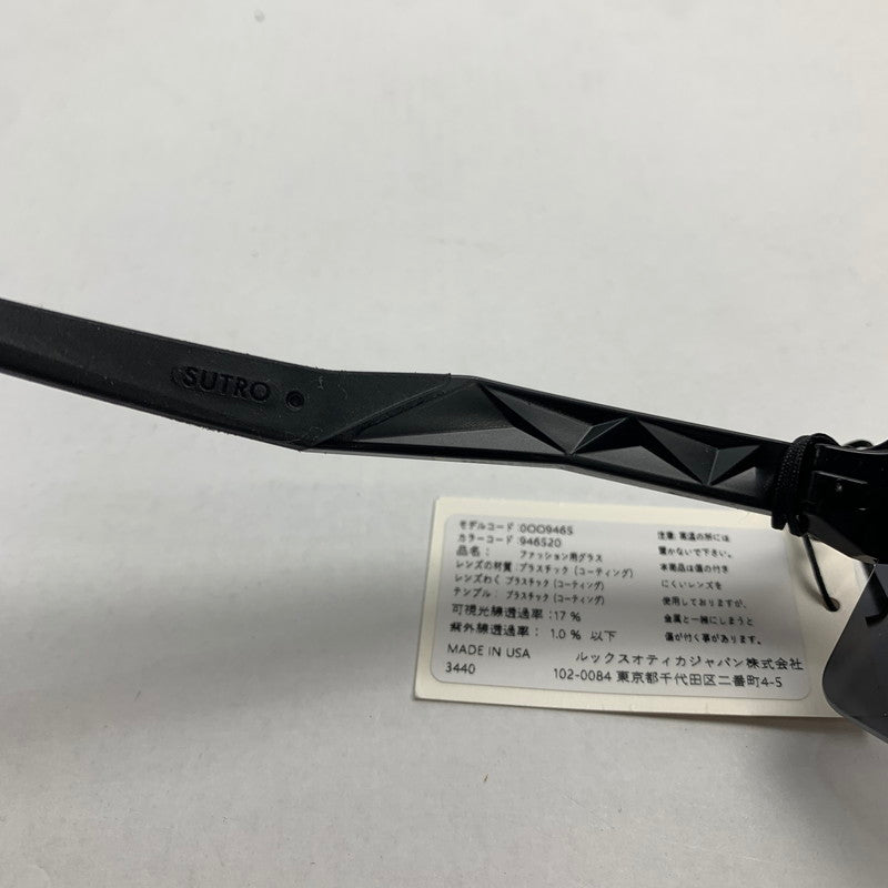 【中古美品】【メンズ】 OAKLEY オークリー FRAGMENT DESIGN 0009465 23AW SUTRO サングラス 203-241215-st-5-fuz カラー：ブラック 万代Net店