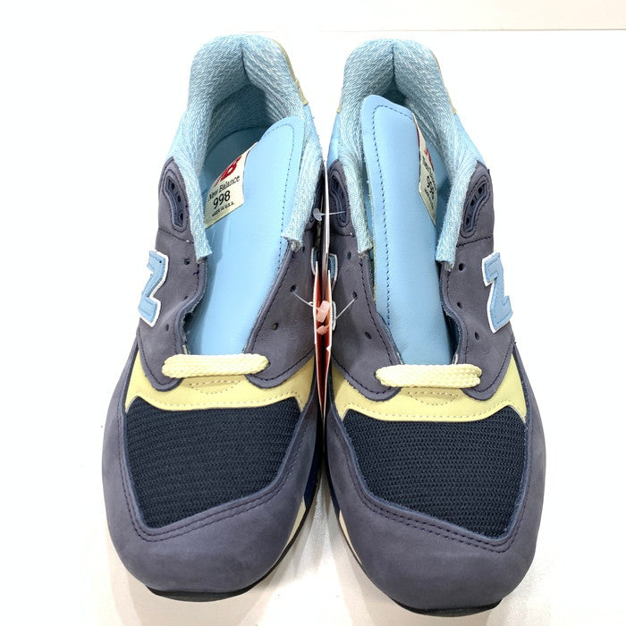 【中古美品】【メンズ】 NEW BALANCE ニューバランス U998CB 998 USA シューズ 靴 スニーカー 162-241222-gm-11-fuz サイズ：27cm カラー：ブルー マルチカラー 万代Net店