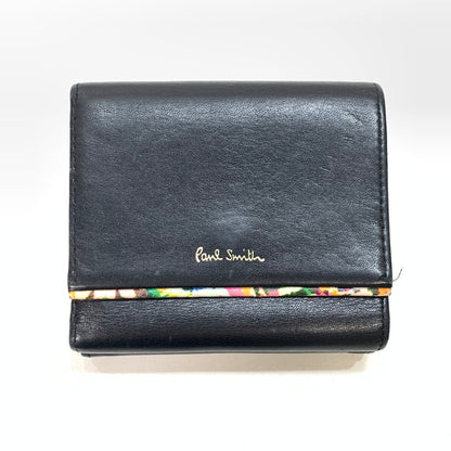 【中古品】【メンズ】 Paul Smith ポール・スミス 3つ折りがま口財布 ブランド ウォレット 201-241226-gm-30-fuz カラー：ブラック 万代Net店