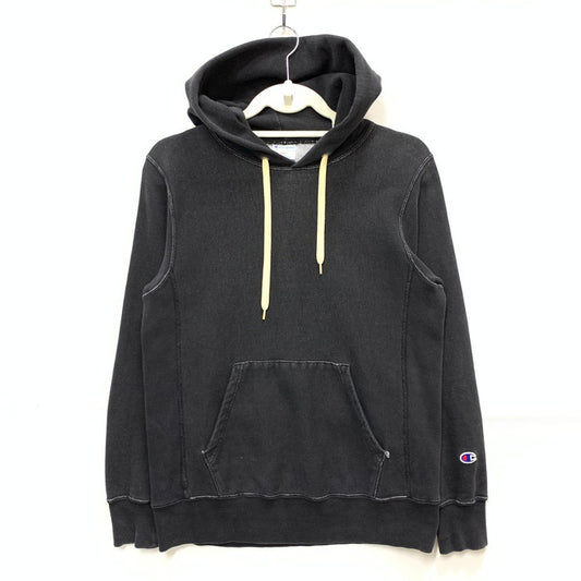 【中古品】【メンズ】 Champion チャンピオン パーカー フーディー トップス ブランド 古着 148-250329-gm-12-fuz サイズ：S カラー：ブラック 万代Net店