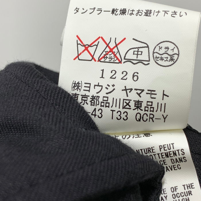 【中古品】【レディース】 Y's ワイズ アシンメトリースカート ボトムス ブランド 古着 171-250224-gm-35-fuz サイズ：2 カラー：ブラック 万代Net店