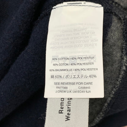 【中古品】【メンズ】 J.CREW スウェット トップス アウター ブランド 古着 145-250105-gm-19-fuz サイズ：S カラー：ネイビー グレー ボーダー 万代Net店