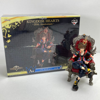 【中古品】 完備品 一番くじ KINGDOM HEARTS ～20th Anniversary～ キングダムハーツ A賞 ソラ スタチュー フィギュア 052-241228-mh-05-fuz 万代Net店