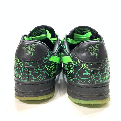 【中古品】【メンズ】 A BATHING APE アベイシングエイプ RAZER M191902 BAPE STA ベイプスタ シューズ 靴 スニーカー 162-241229-gm-29-fuz サイズ：26cm カラー：ネオン グリーン カモフラ 万代Net店
