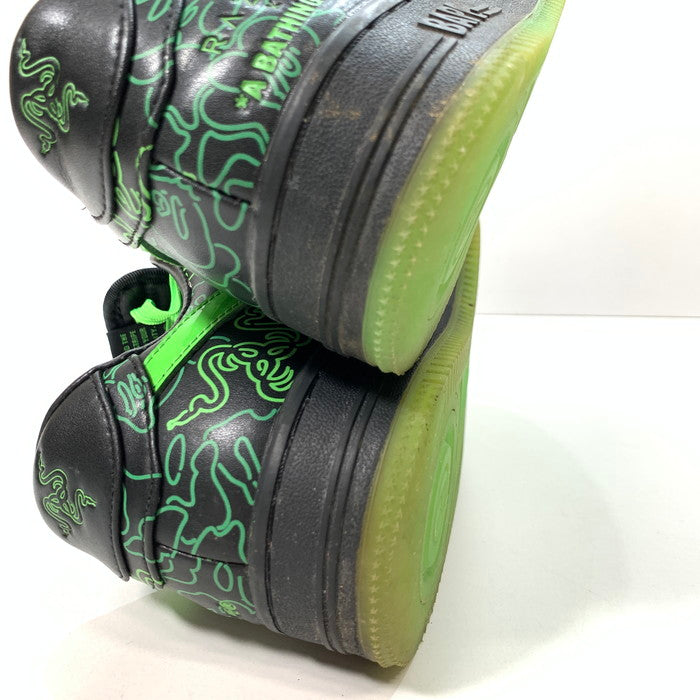 【中古品】【メンズ】 A BATHING APE アベイシングエイプ RAZER M191902 BAPE STA ベイプスタ シューズ 靴 スニーカー 162-241229-gm-29-fuz サイズ：26cm カラー：ネオン グリーン カモフラ 万代Net店