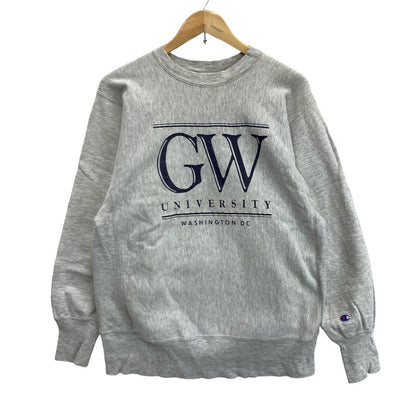 【中古品】【メンズ】 Champion チャンピオン REVERSE WEAVE SWEAT SHIRT リバースウィーブ スウェットシャツ トップス ブランド 古着 145-241229-gm-38-fuz サイズ：L カラー：グレー 万代Net店