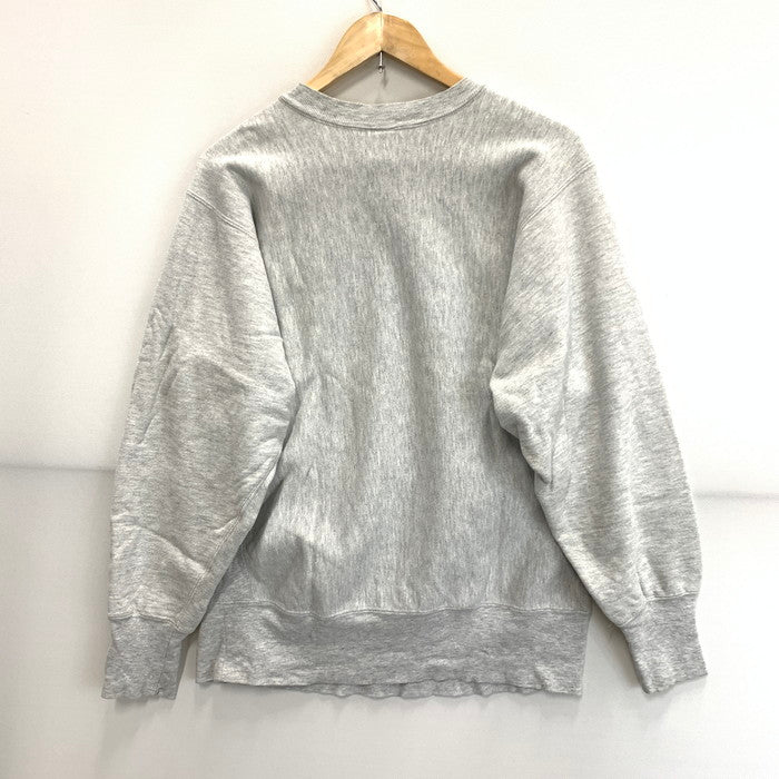 【中古品】【メンズ】 Champion チャンピオン REVERSE WEAVE SWEAT SHIRT リバースウィーブ スウェットシャツ トップス ブランド 古着 145-241229-gm-38-fuz サイズ：L カラー：グレー 万代Net店