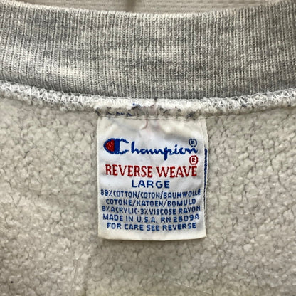 【中古品】【メンズ】 Champion チャンピオン REVERSE WEAVE SWEAT SHIRT リバースウィーブ スウェットシャツ トップス ブランド 古着 145-241229-gm-38-fuz サイズ：L カラー：グレー 万代Net店