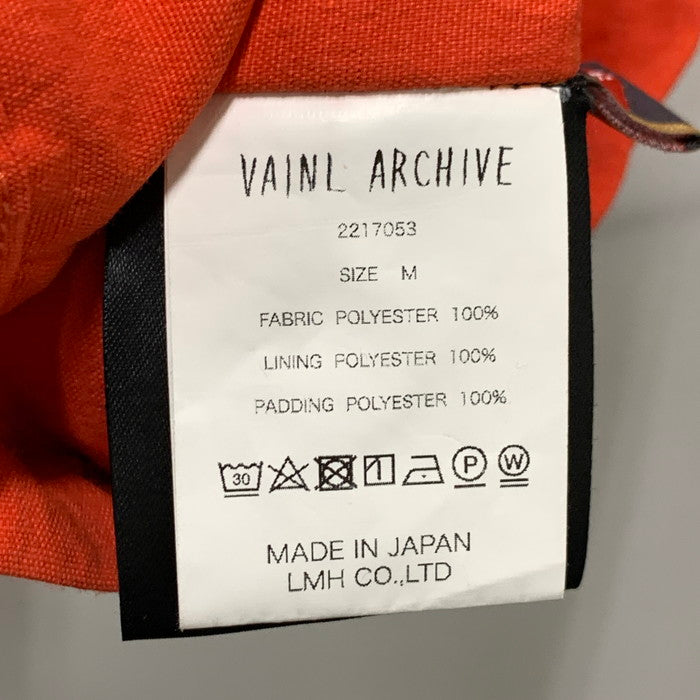 【中古品】【メンズ】 VAINL ARCHIVE ヴァイナルアーカイブ 2217053 ベスト アウター ジャケット ブランド 古着 140-250323-gm-14-fuz サイズ：M カラー：オレンジ 万代Net店
