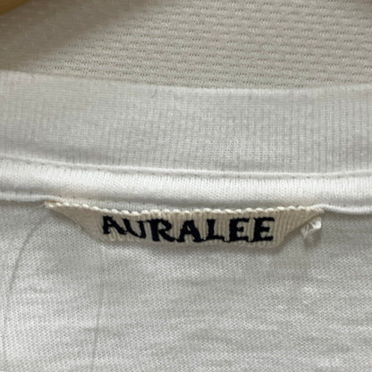 【中古品】【メンズ】 AURALEE オーラリー 長袖Tシャツ カットソー トップス ブランド 古着 140-250216-gm-33-fuz サイズ：4 カラー：ホワイト 万代Net店