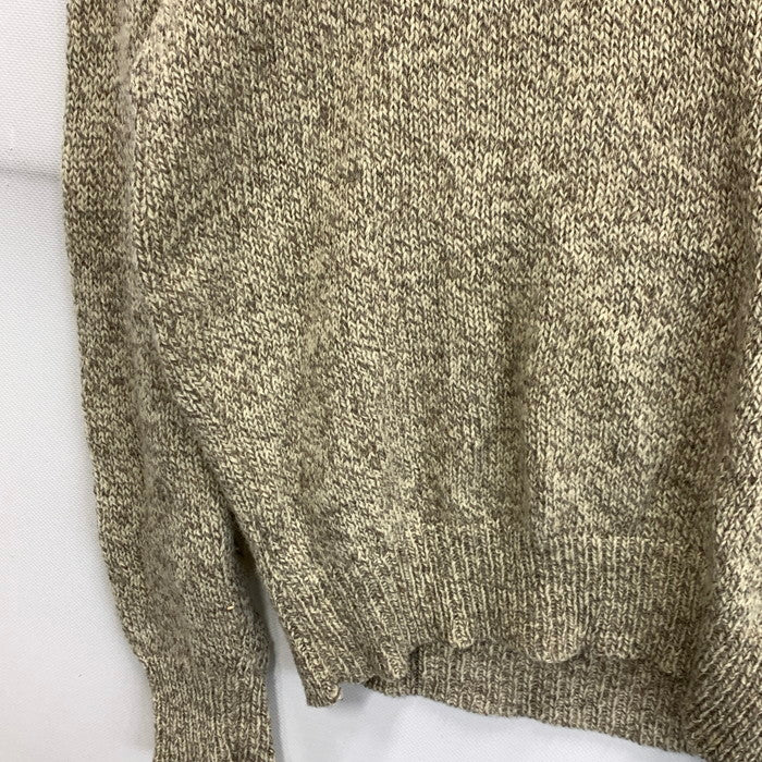 【中古品】【メンズ】 ENVIRONMENTAL CLOTHING ショールカラー ニット トップス ブランド 古着 145-250112-gm-33-fuz サイズ：M カラー：ベージュ 万代Net店