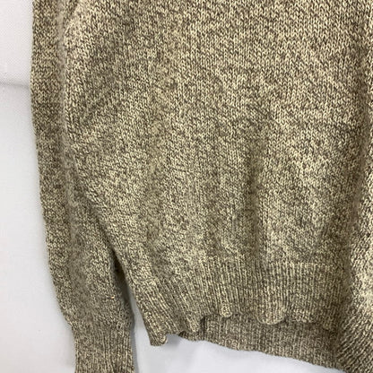 【中古品】【メンズ】 ENVIRONMENTAL CLOTHING ショールカラー ニット トップス ブランド 古着 145-250112-gm-33-fuz サイズ：M カラー：ベージュ 万代Net店