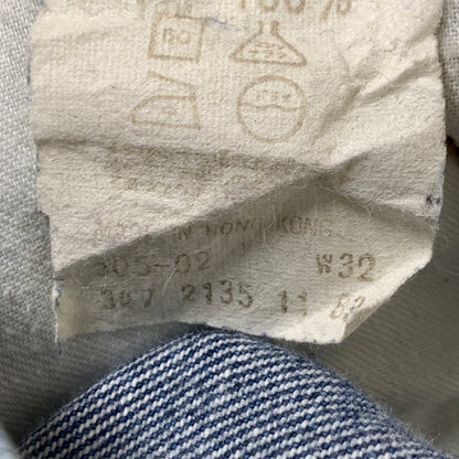 【中古品】【メンズ】 Levi's リーバイス 505 カットオフデニムパンツ ジーンズ 香港 ボトムス 古着 156-250125-gm-11-fuz サイズ：32 カラー：インディゴ 万代Net店