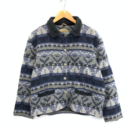 【中古品】【メンズ】 WOOLRICH ウールリッチ 90s ウールジャケット アウター ブランド 古着 144-250112-gm-30-fuz サイズ：L カラー：ネイビー 万代Net店