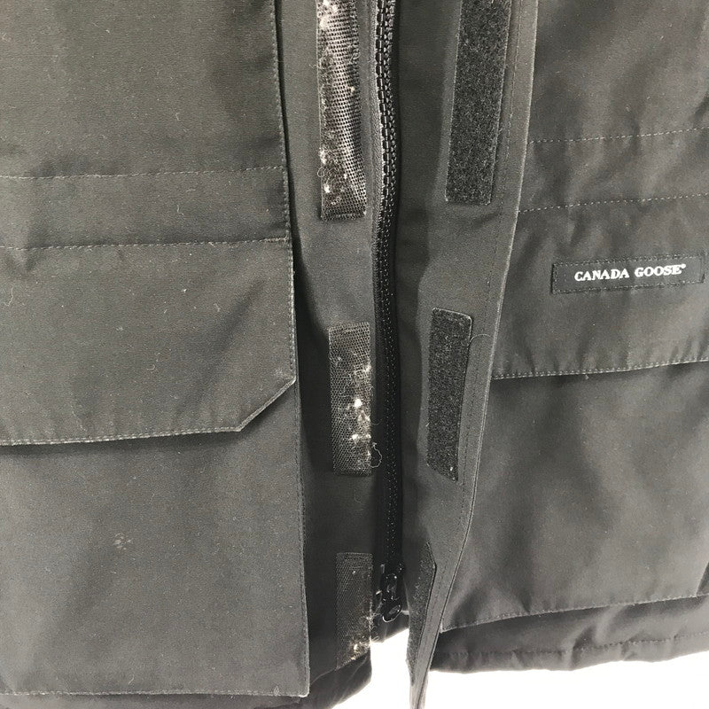 【中古品】【メンズ】 CANADA GOOSE カナダグース 4567JM CITADEL PARKA シタデル パーカ フュージョンフィット ダウンジャケット コート アウター ブランド 古着 250110-mh-07-fuz サイズ：S カラー：ブラック 万代Net店