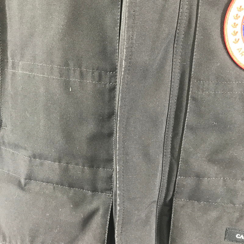 【中古品】【メンズ】 CANADA GOOSE カナダグース 4567JM CITADEL PARKA シタデル パーカ フュージョンフィット ダウンジャケット コート アウター ブランド 古着 250110-mh-07-fuz サイズ：S カラー：ブラック 万代Net店