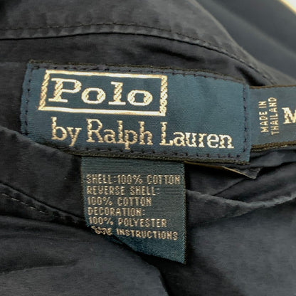 【中古品】【メンズ】 POLO RALPH LAUREN ポロ・ラルフローレン スウィングトップブルゾン アウター リバーシブル ブランド 古着 145-250112-gm-38-fuz サイズ：M カラー：ネイビー ホワイト 万代Net店