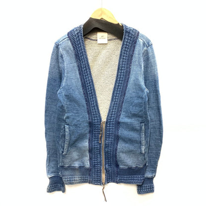 【中古品】【メンズ】 REMI RELIFE ジップカーディガン トップス ブランド 古着 140-250216-gm-31-fuz サイズ：L カラー：ブルー 万代Net店