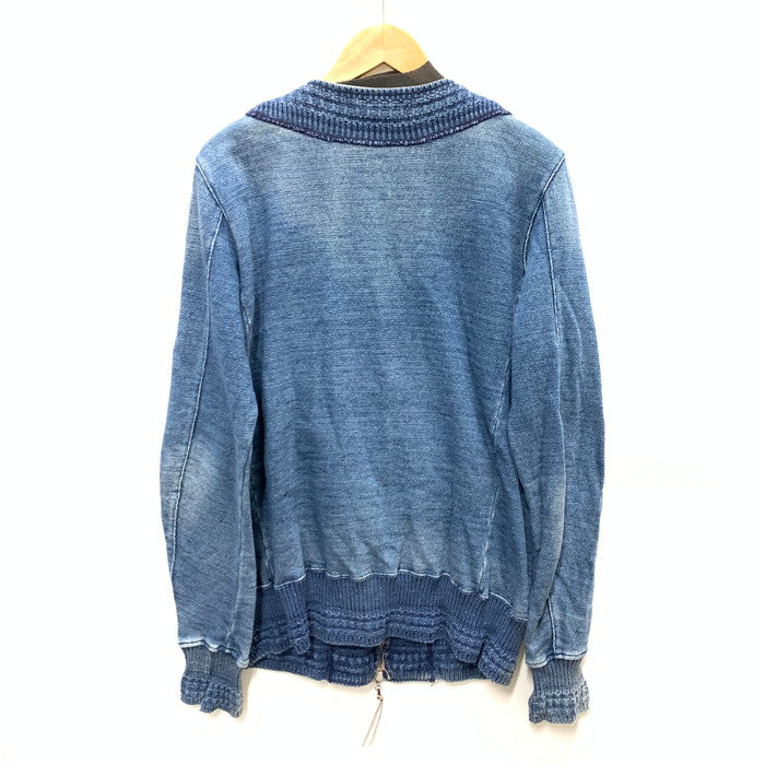 【中古品】【メンズ】 REMI RELIFE ジップカーディガン トップス ブランド 古着 140-250216-gm-31-fuz サイズ：L カラー：ブルー 万代Net店