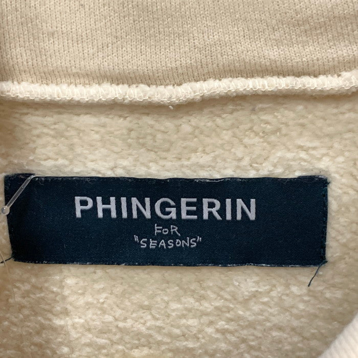 【中古品】【メンズ】 PHINGERIN フィンガリン ハイネックスウェット トップス ブランド 古着 140-250120-gm-12-fuz サイズ：表記無し カラー：ベージュ 万代Net店