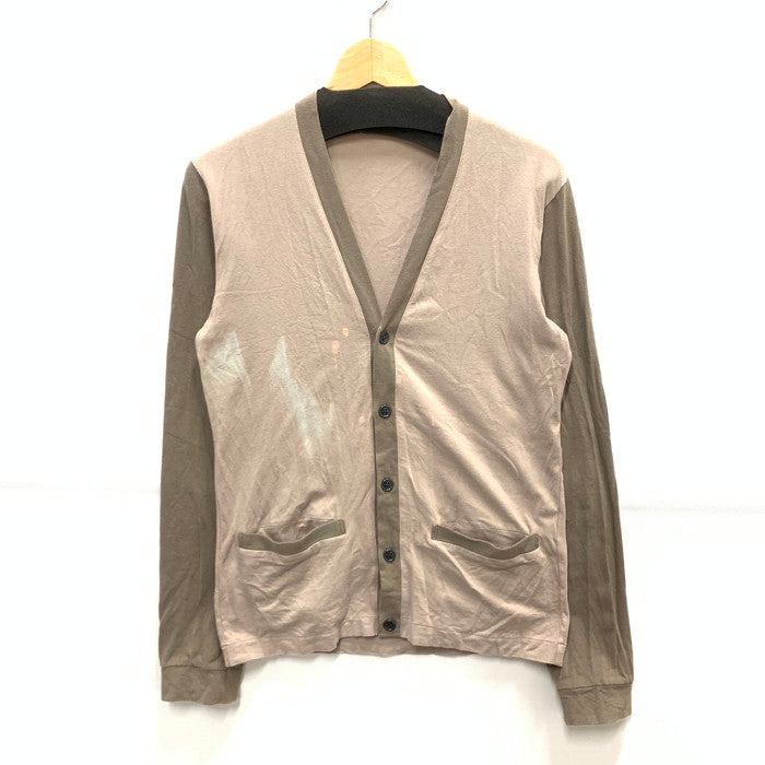 【中古品】【メンズ】 N.HOOLYWOOD エヌハリウッド コットンカーディガン トップス ブランド 古着 140-250323-gm-24-fuz サイズ：36 カラー：ベージュ 万代Net店