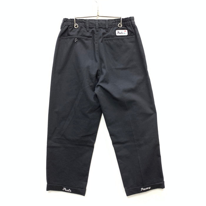 【中古品】【メンズ】 PEELS スラックス パンツ ボトムス ブランド 古着 151-250405-gm-16-fuz サイズ：M カラー：ブラック 万代Net店