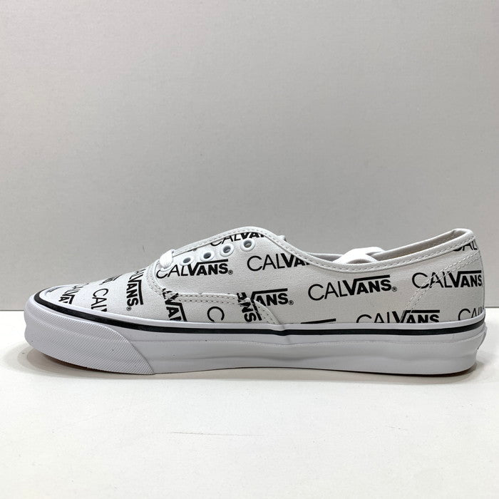 【中古美品】【メンズ】 VANS バンズ PALACE CALVIN KLEIN OG AUTHENTIC オーセンティック スニーカー 162-250302-gm-16-fuz サイズ：31cm カラー：ホワイト 万代Net店