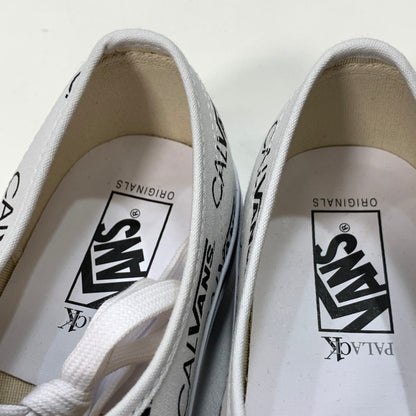 【中古美品】【メンズ】 VANS バンズ PALACE CALVIN KLEIN OG AUTHENTIC オーセンティック スニーカー 162-250302-gm-16-fuz サイズ：31cm カラー：ホワイト 万代Net店