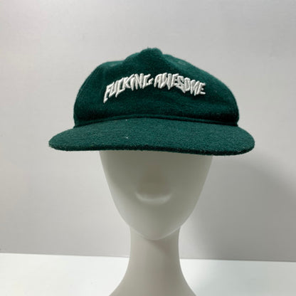 【中古品】【メンズ】 FUCKING AWESOME FA LOGO WOOL CAP ウールキャップ ブランド 帽子 185-250113-gm-15-fuz サイズ：F カラー：グリーン 万代Net店