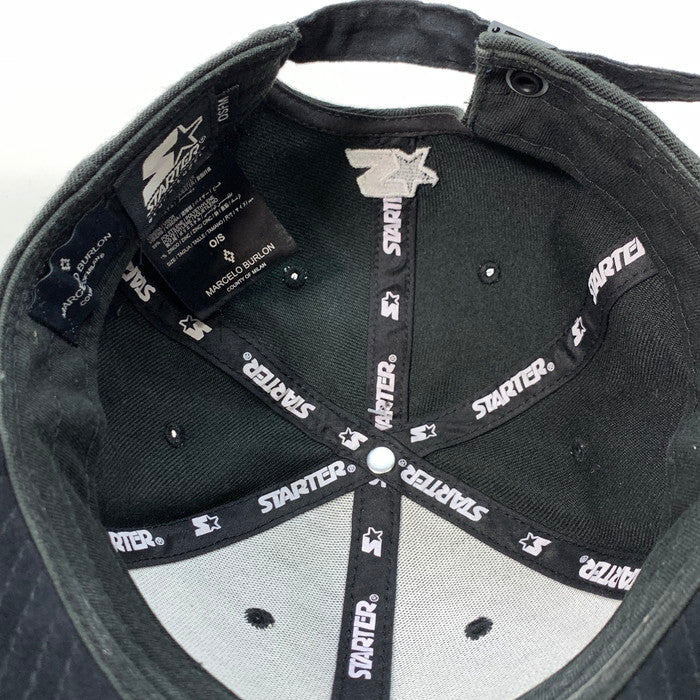 【中古品】【メンズ】 MARCELO BURLON STARTER CAP キャップ ブランド 帽子 185-250113-gm-11-fuz サイズ：F カラー：ブラック 万代Net店