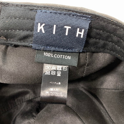 【中古品】【メンズ】 KITH LOGO CAP キャップ ブランド 帽子 185-250113-gm-13-fuz サイズ：F カラー：グレー 万代Net店