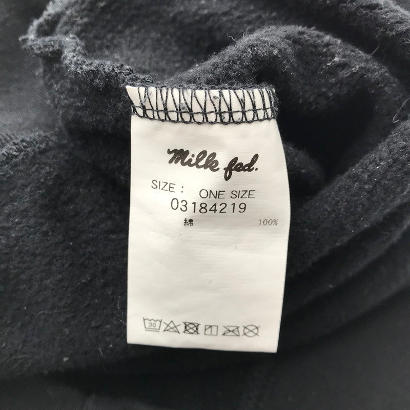 【中古品】【レディース】 MILKFED ミルクフェド パーカー ブラック SIZE:ONE 毛玉・ほつれ・毛の付着・汚れあり 168-260702-io-09-fuzh 万代Net店