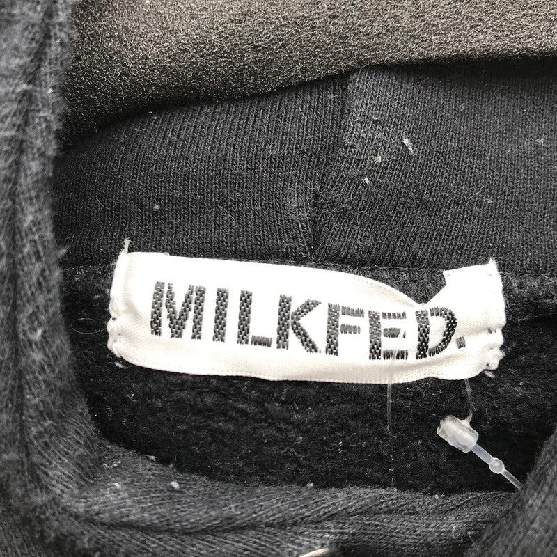 【中古品】【レディース】 MILKFED ミルクフェド パーカー ブラック SIZE:ONE 毛玉・ほつれ・毛の付着・汚れあり 168-260702-io-09-fuzh 万代Net店
