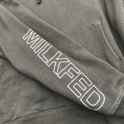 【中古品】【レディース】 MILKFED ミルクフェド パーカー ブラック SIZE:ONE 毛玉・ほつれ・毛の付着・汚れあり 168-260702-io-09-fuzh 万代Net店