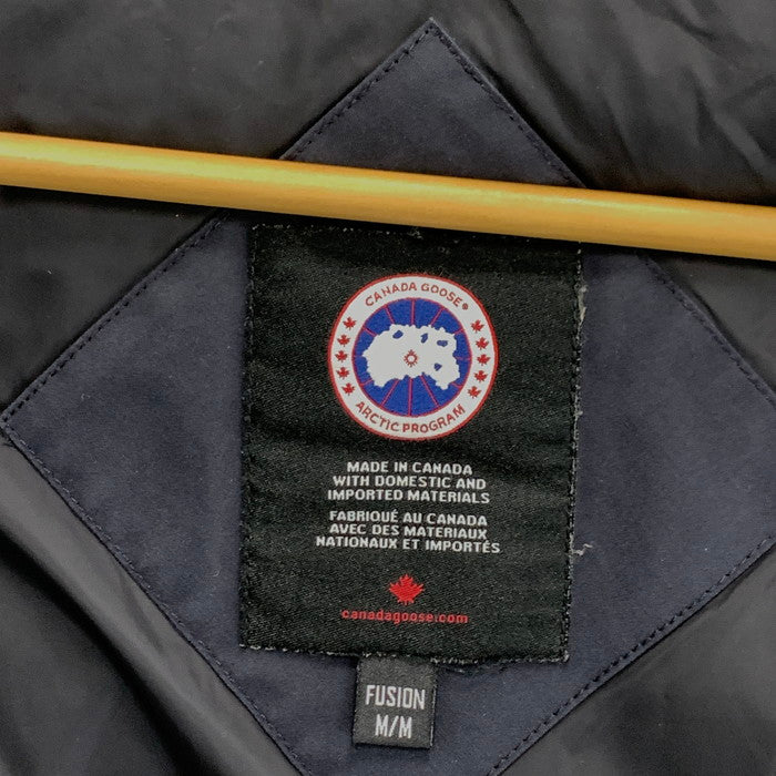 【中古品】【レディース】 CANADA GOOSE カナダグース 3802LA SHELBURNE PARKA FUSION FIT ダウンジャケット コート アウター ブランド 古着 168-250111-gm-37-fuz サイズ：M カラー：ネイビー 万代Net店