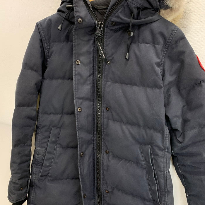 【中古品】【レディース】 CANADA GOOSE カナダグース 3802LA SHELBURNE PARKA FUSION FIT ダウンジャケット コート アウター ブランド 古着 168-250111-gm-37-fuz サイズ：M カラー：ネイビー 万代Net店