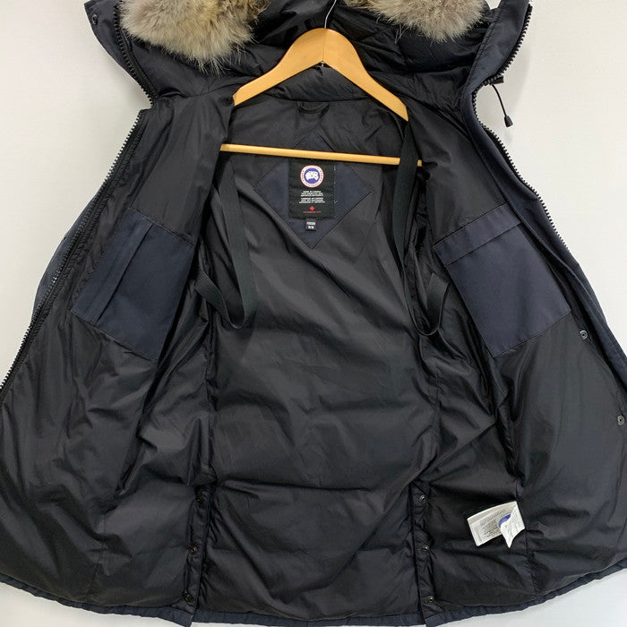 【中古品】【レディース】 CANADA GOOSE カナダグース 3802LA SHELBURNE PARKA FUSION FIT ダウンジャケット コート アウター ブランド 古着 168-250111-gm-37-fuz サイズ：M カラー：ネイビー 万代Net店