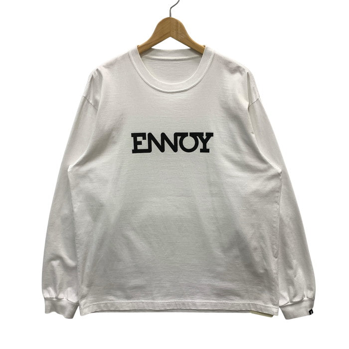 【中古品】【メンズ】 THE ENNOY PROFESSIONAL 21SS 長袖Tシャツ カットソー トップス ブランド 古着 140-250113-gm-33-fuz サイズ：M カラー：ホワイト 万代Net店
