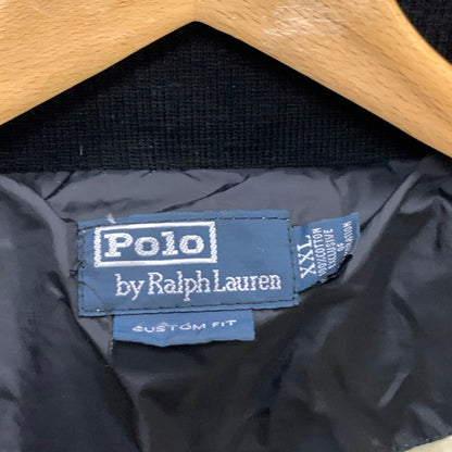 【中古品】【メンズ】 Polo by Ralph Lauren ポロバイラルフローレン ジャケット アウター ブランド 古着 145-250113-gm-35-fuz サイズ：XXL カラー：ブラック 万代Net店