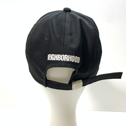 【中古品】【メンズ】 NEIGHBORHOOD ネイバーフッド FUTURE LOGO CAP キャップ ブランド 帽子 185-250118-gm-21-fuz サイズ：FREE カラー：ブラック 万代Net店